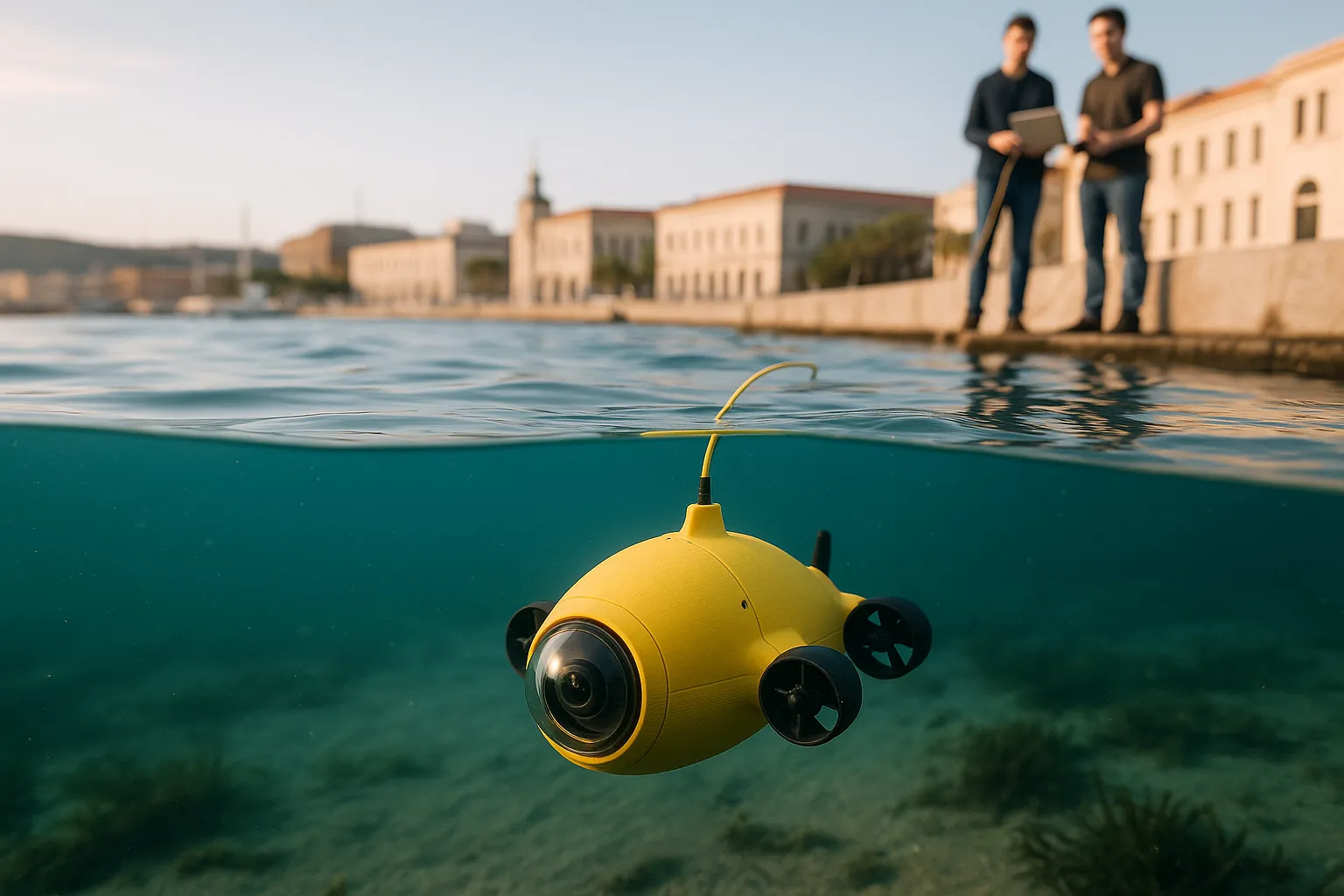 Un dron submarino innovador y accesible desde Cartagena